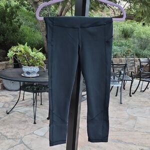 Lululemno Black/Blue Leggings Size 4